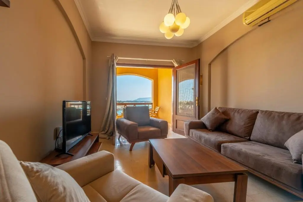 Эль-Гуна: Sabina Classy 1 BR Apartment Lagoon view & Pool El Gouna