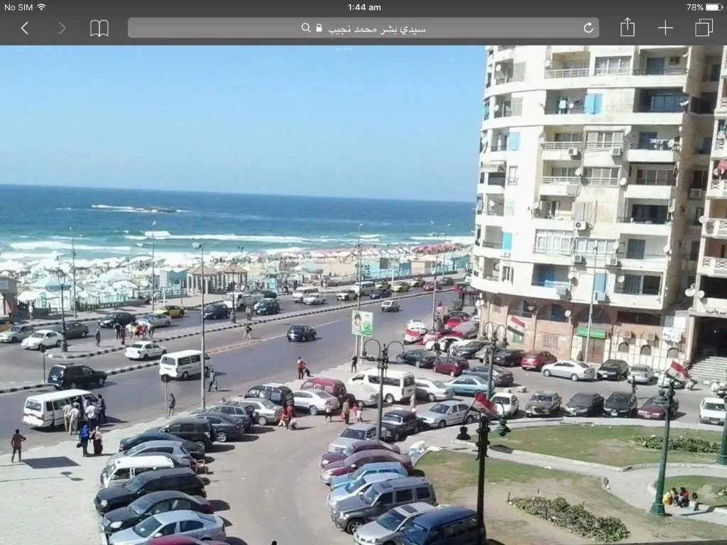 Александрия: Cozy new 2 BD Amazing beach view Next to Hilton hotel Family only !العائلات فقط