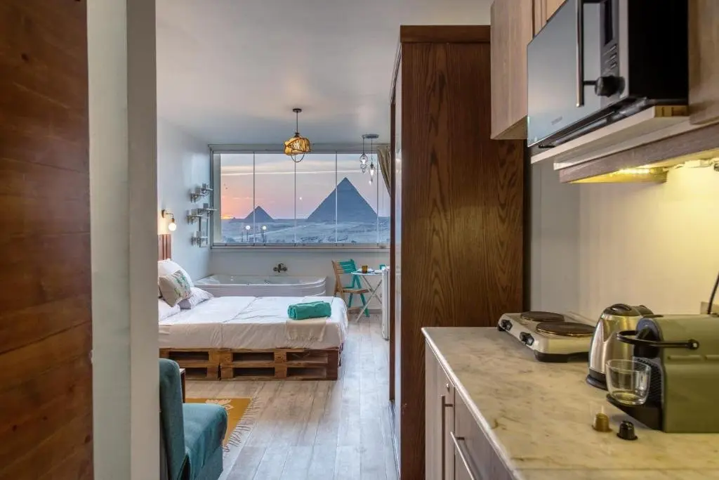 Гиза: Jacuzzi By The Historic Giza Pyramids - Apartment 1