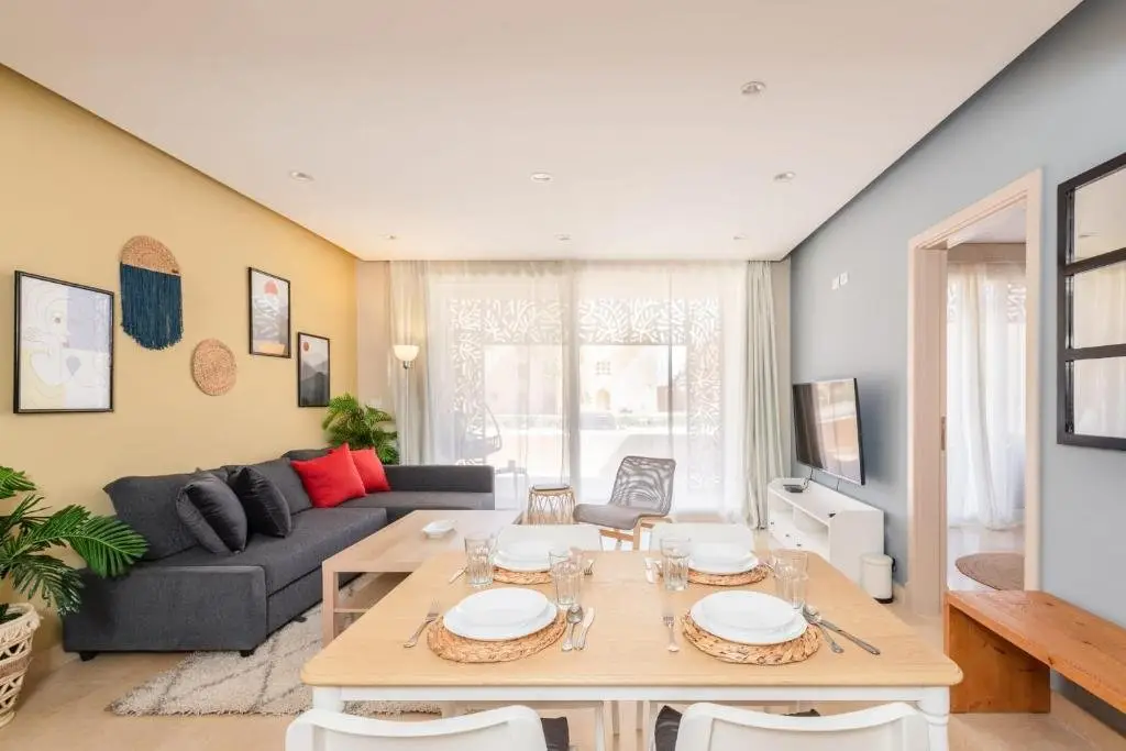 Эль-Гуна: Exotic 1bdr W Outdoor Terrace Pool & Beach Access
