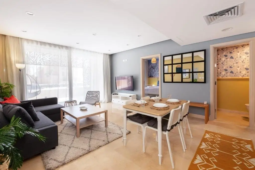 Эль-Гуна: Exotic 1bdr W Outdoor Terrace Pool & Beach Access