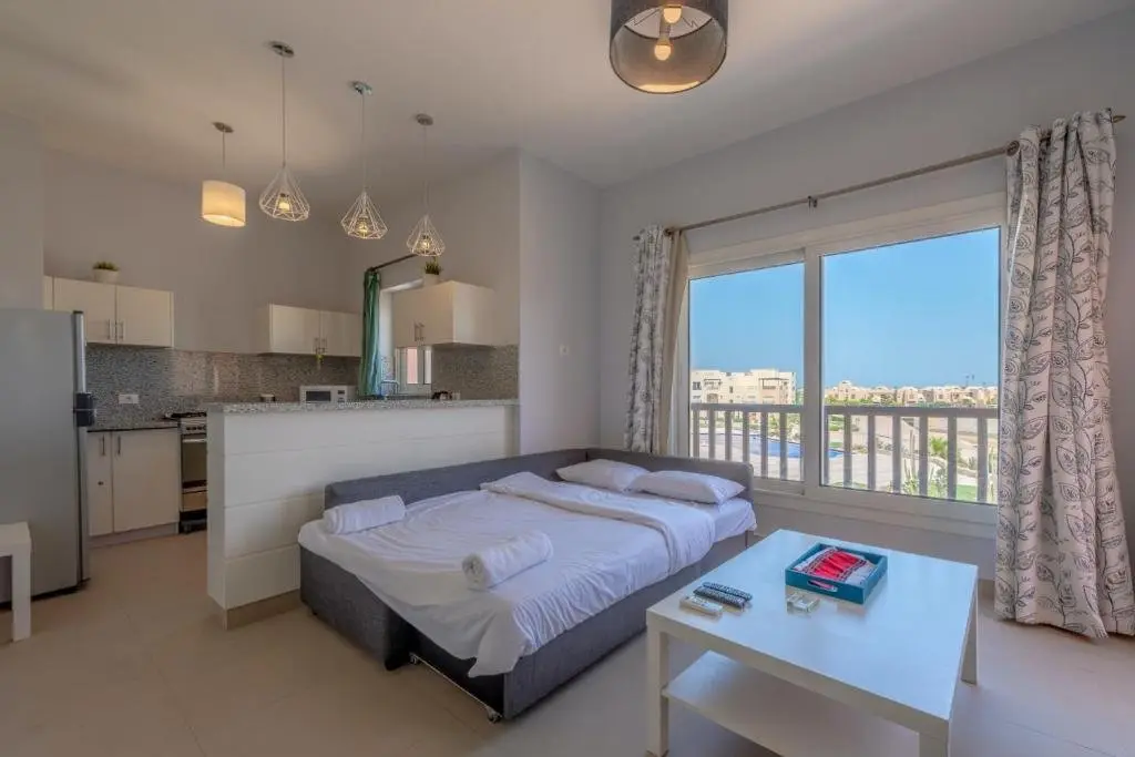 Эль-Гуна: Lagoon View 1BR Apartment in Waterside El Gouna