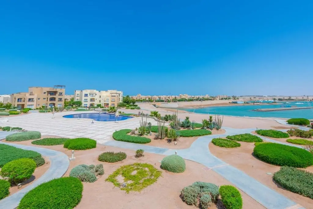 Эль-Гуна: Lagoon View 1BR Apartment in Waterside El Gouna