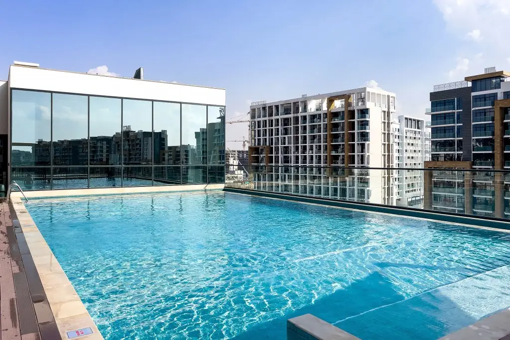 Дубай: Апартаменты Modern 1bdr at Sobha Waves