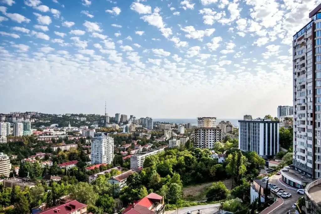 Сочи: Sun City Apartment (Сан Сити Апартмент) на улице Виноградная 22/1Б