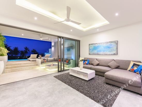 Самуи: 6-Bed Twin Villa - Sea-View, 2 Private Pools near Bangrak Beach