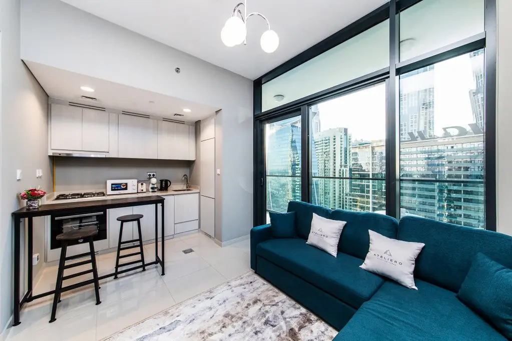 Дубай: Апартаменты Zada tower 1BR with view on Business Bay