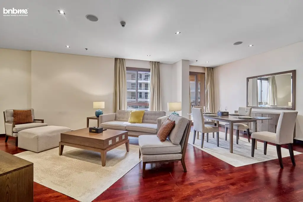 Дубай: Апартаменты Bnbmehomes  Lux Living Redefined Palm Jumeirah - 507