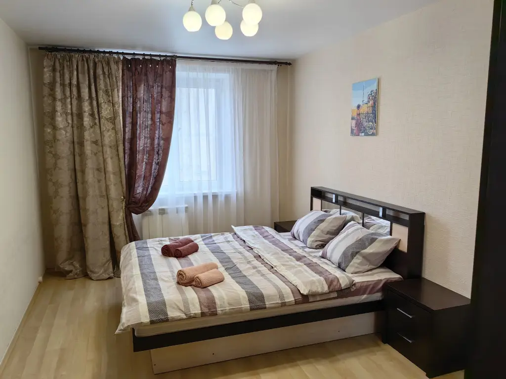 Петрозаводск: Квартира Евродвушка у озера 54м2 с лоджией 6м