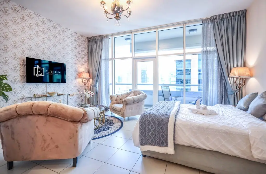 Дубай: Apartments Elite LUX Holiday Homes - Bay Square Luxury Studio in Business Bay, Dubai
