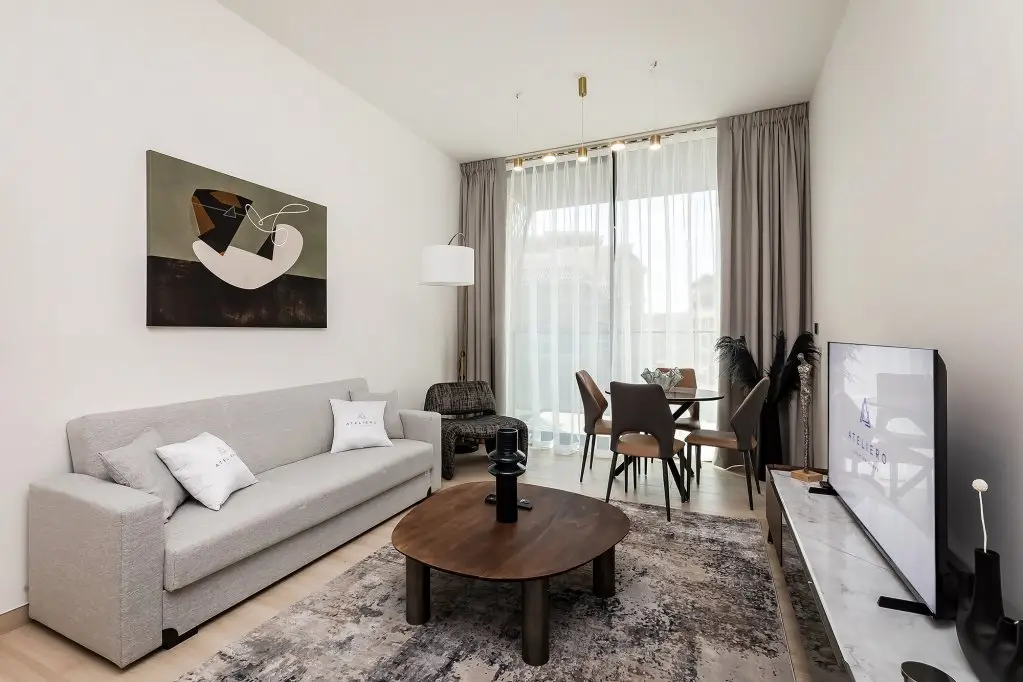 Дубай: Апартаменты Excellent 1BR in Binghatti Crescent