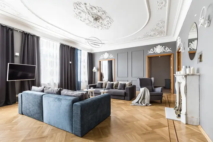 Санкт-Петербург: Апартаменты Avenue 180 кв.м с видом на Большую Конюшенную Улицу и Церковь Петра и Павла