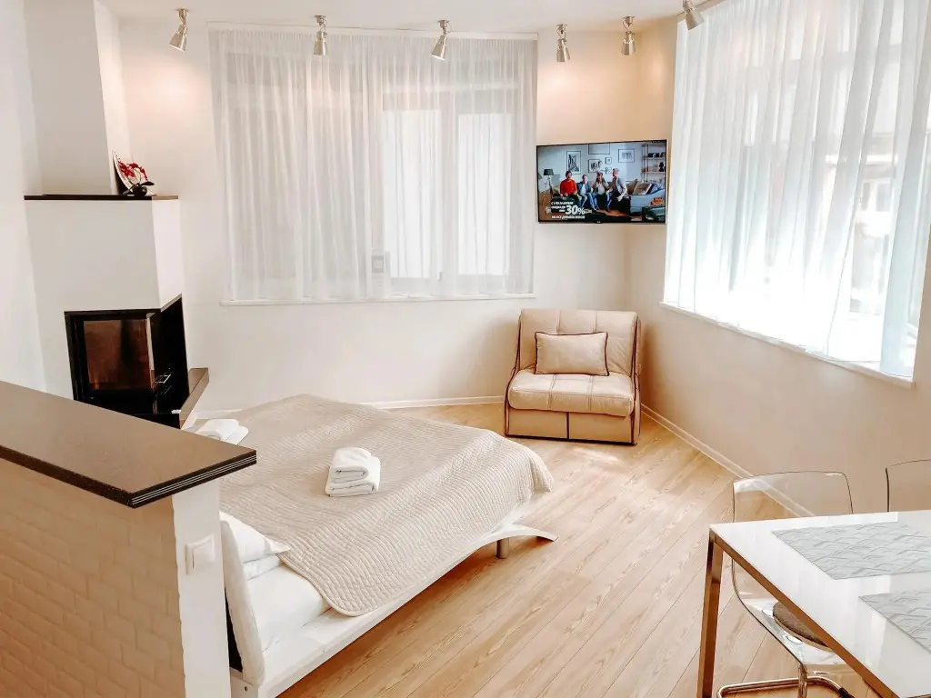 Светлогорск: Sun Сity Apartments 4 (Сан Сити Апартментс 4) на улице Аптечная 2