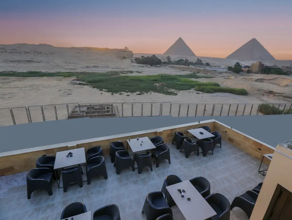 Гиза: Отель Pyramids land