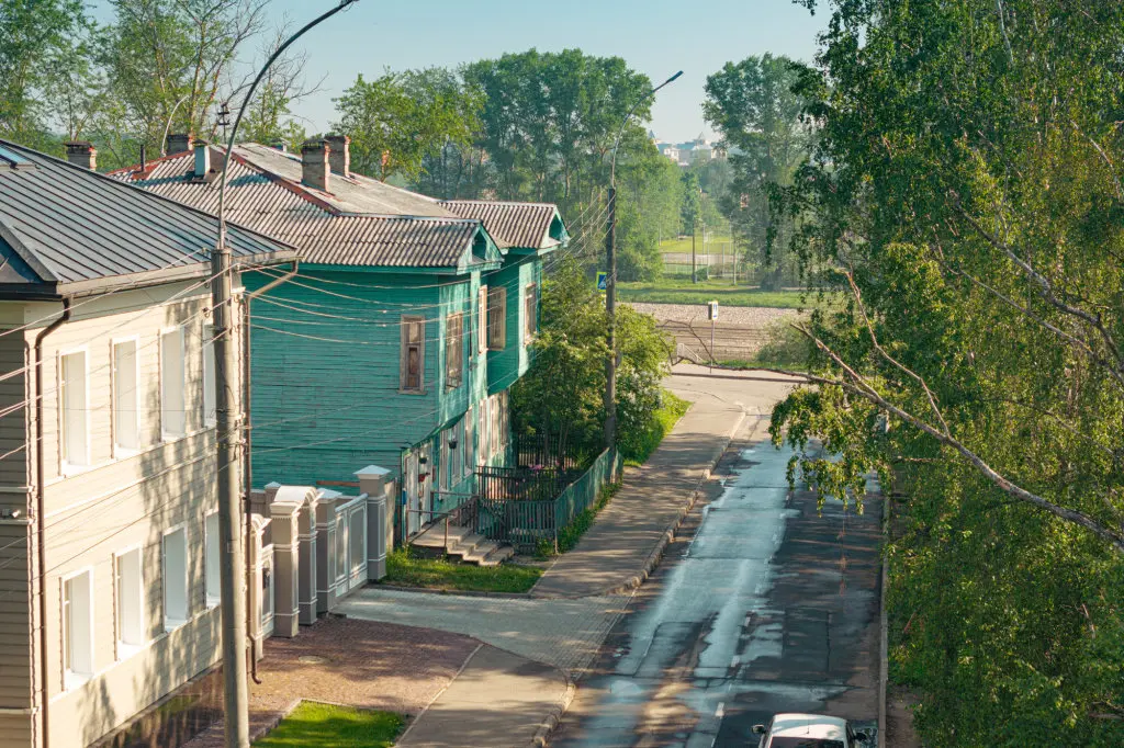 Вологда: Квартира Зелёный дом на набережной вблизи Кремля