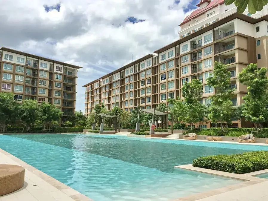 Чаам: Baan Thewlom Condo Cha-am by Day DD(Room.596)