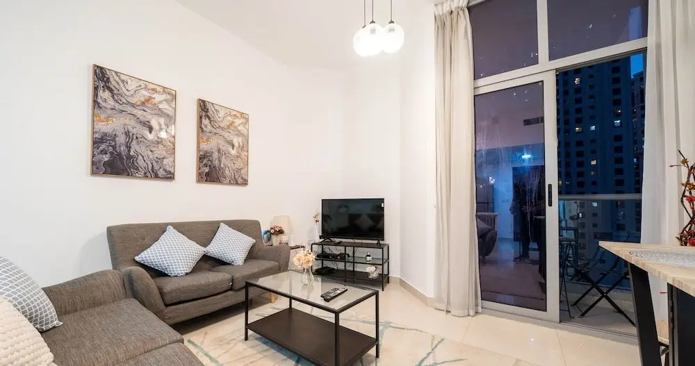 Дубай: Magnificent 2BR Suite with Marina View