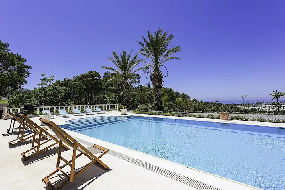 Аланья: Sea View Terrace Big Villa w Pool 5 min to Beach