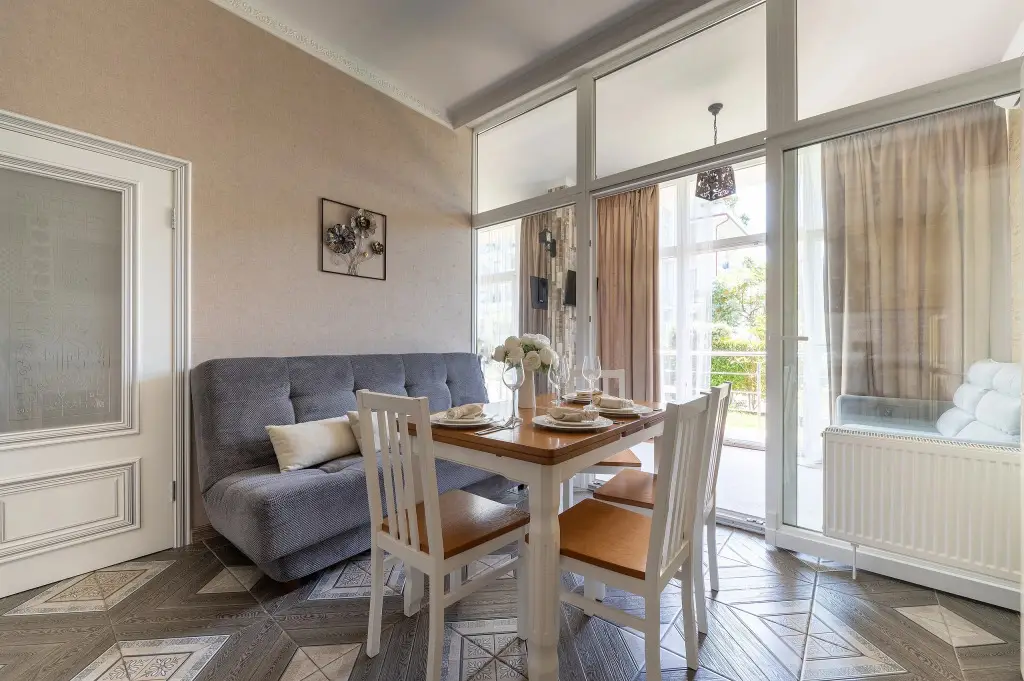 Сочи: Апартаменты Red apartments Екатерининский Квартал Афродита