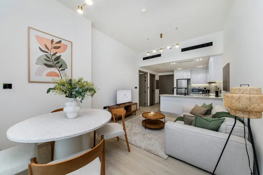 Апартаменты Wonderful 1BR in Binghatti Crescent — фото 1