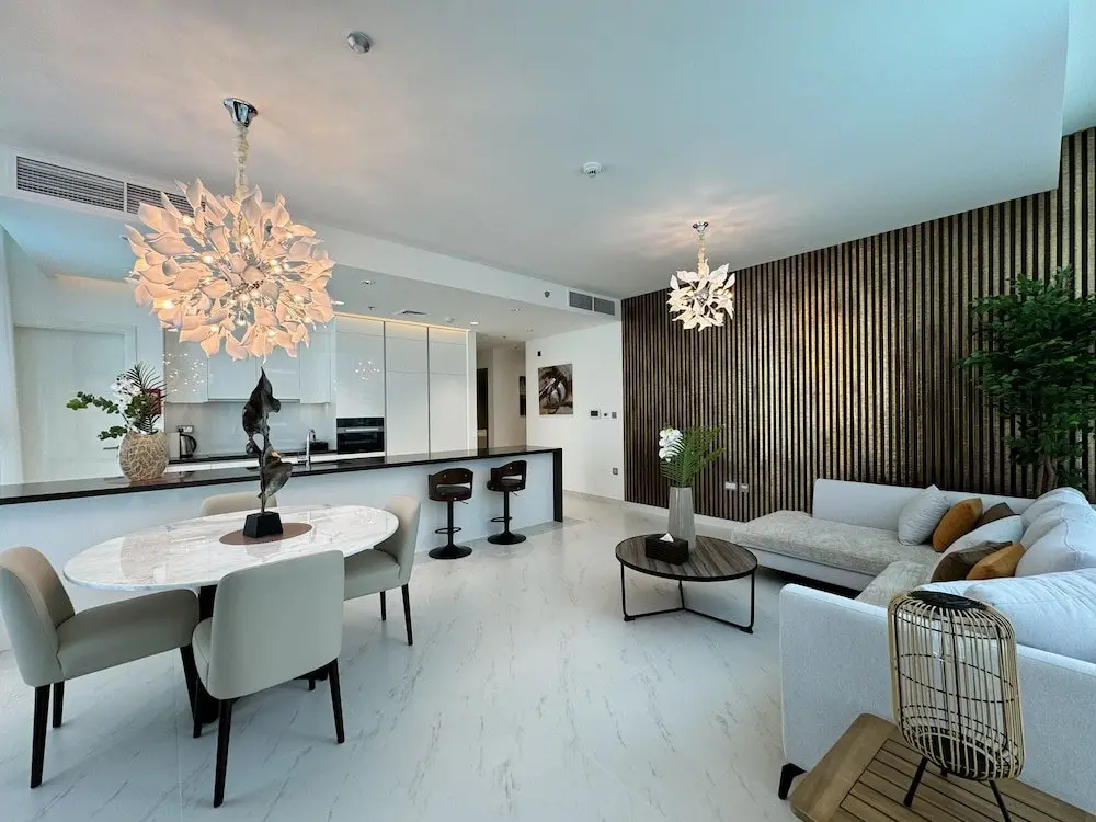 Дубай: Manzil - 2Br Apt nr Downtown w Lagoon & Burj View