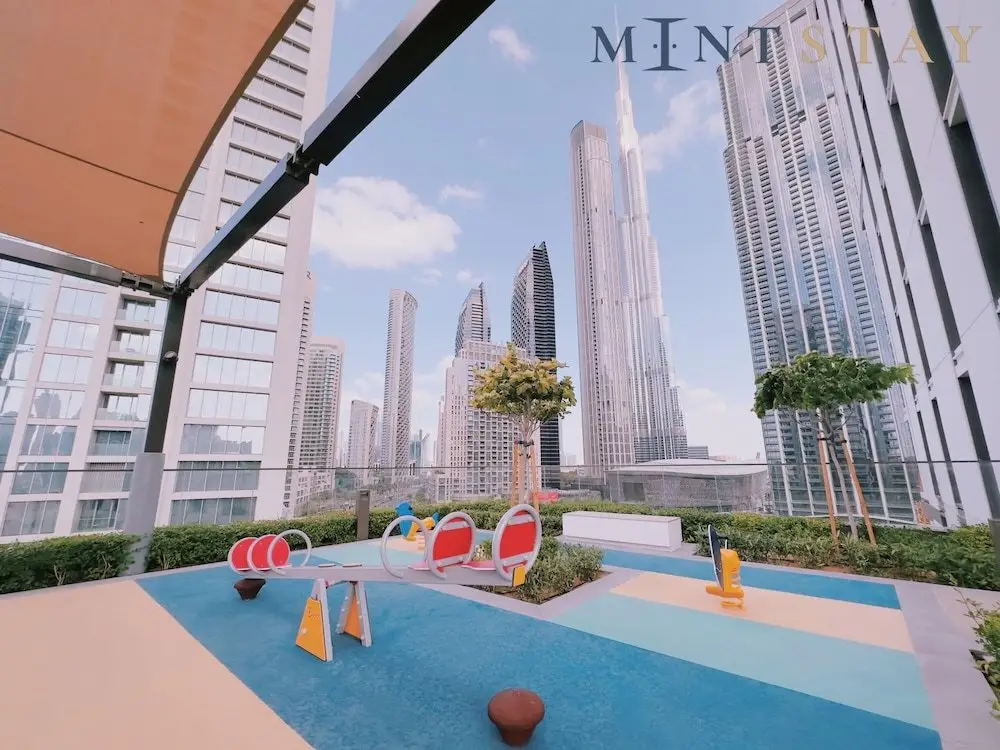 Дубай: 3BR M Downtown Retreat Overlooking Burj Khalifa, Dubai