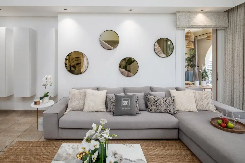 Дубай: Maison Privee - Bohemian Apt w/ Amazing Seafront Views on The Palm