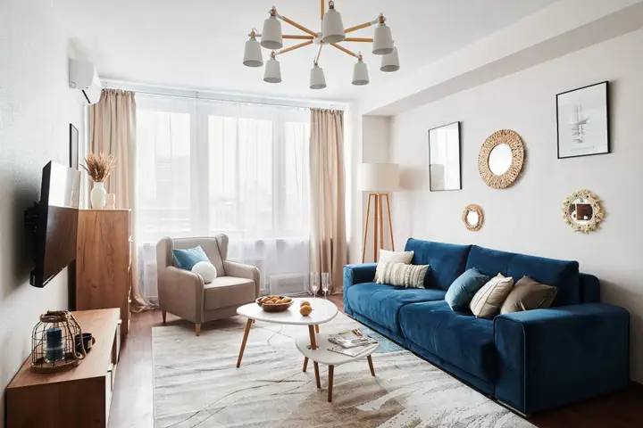 Москва: Квартира GM Apartments Стильная Трехкомнатная с видом на Новый Арбат