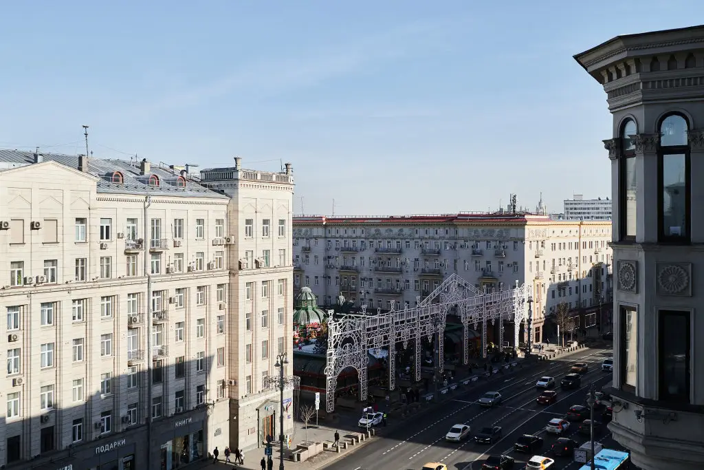 Москва: Квартира GM Apartments Трёхкомнатная с видом на Тверскую