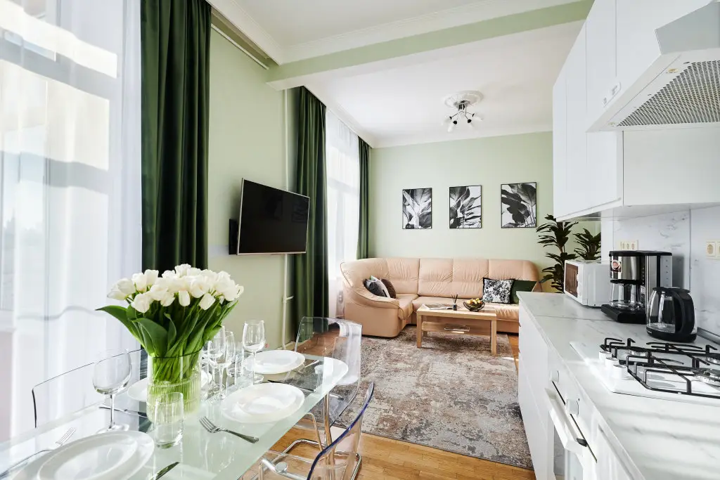 Москва: Квартира GM Apartments Трёхкомнатная с видом на Тверскую