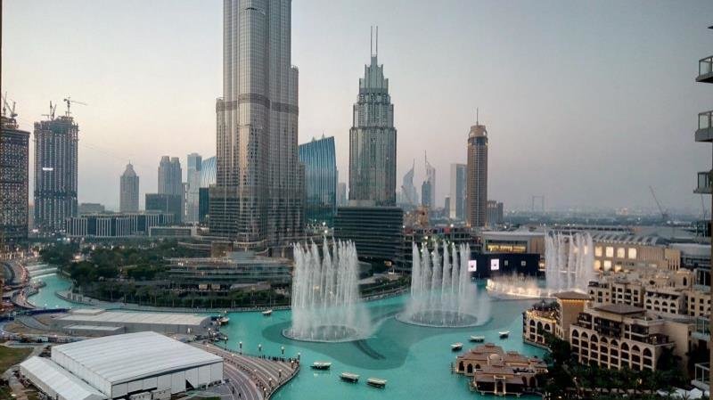 Дубай: Vacation Bay-Watch Dubai Fountain and Burj Khalifa