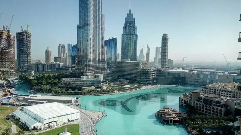 Дубай: Vacation Bay-Watch Dubai Fountain and Burj Khalifa
