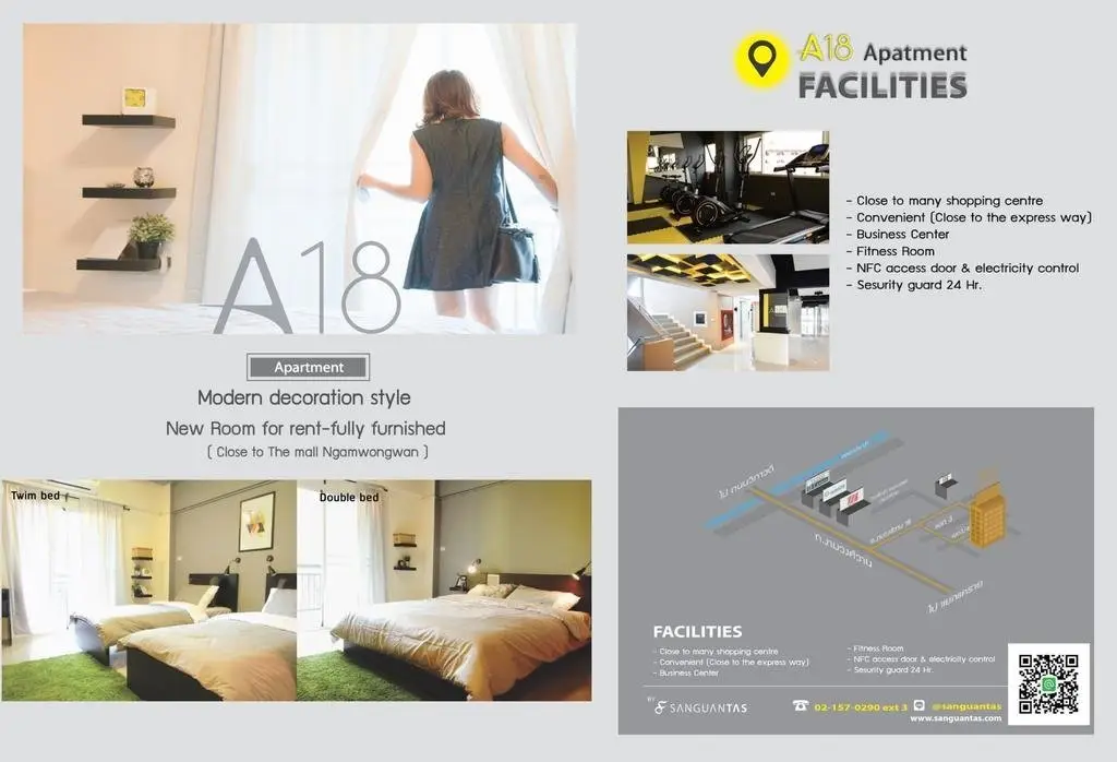 Нонтхабури: A18 Apartment