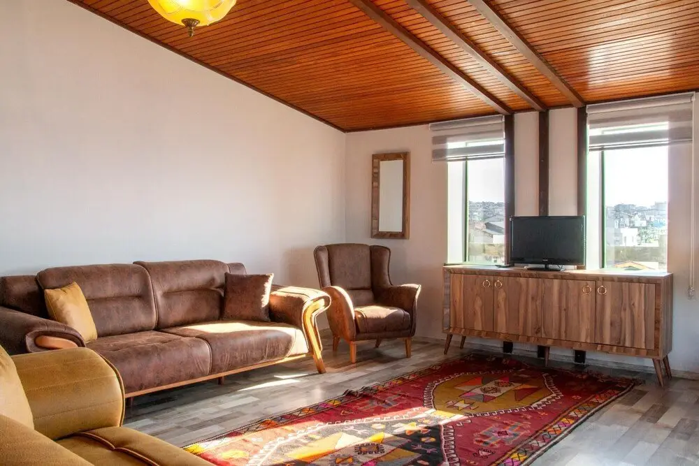 Урла: Flat w Fireplace Terrace 3 min to Beach in Urla