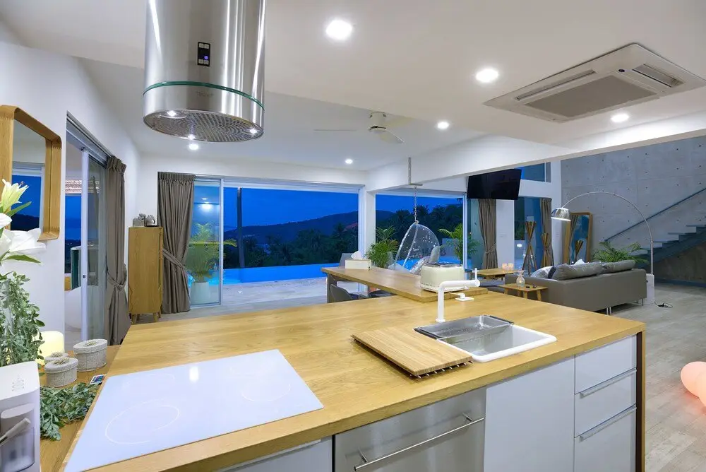 Самуи: Stylish Sea View Villa 5 Bedrooms -KBR13