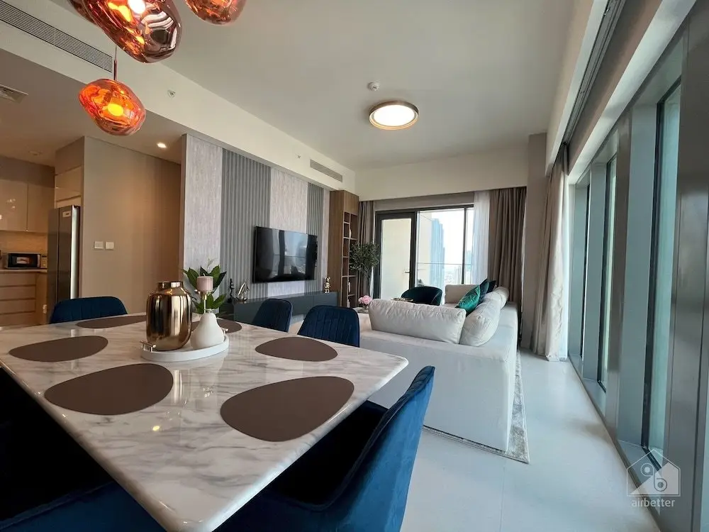 Дубай: Luxury Burj Royale 4bed With Balcony Burj Khalifa Fountain View