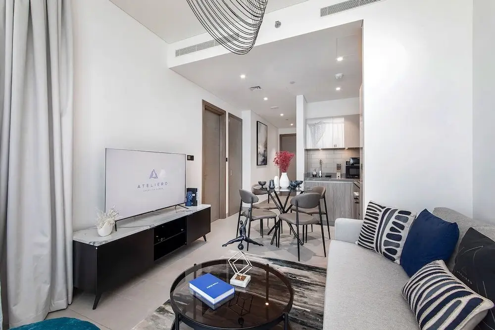 Дубай: Sobha waves 1BR with panoramic views