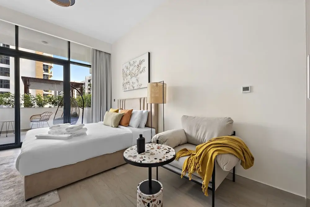 Дубай: WelHome - Your Dubai Getaway: Cozy Studio at Azizi Rivera 4