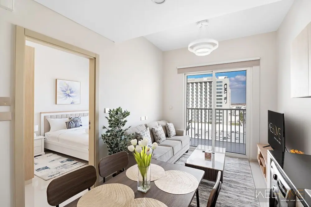 Дамак Хиллс: WelHome - Breathtaking View 1BR Apt in Damac Hills 2