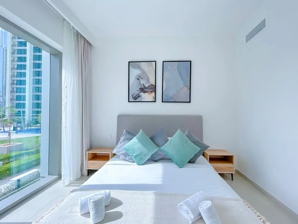 Дубай: Luxury 2B in Downtown Views Balcony and Burj View
