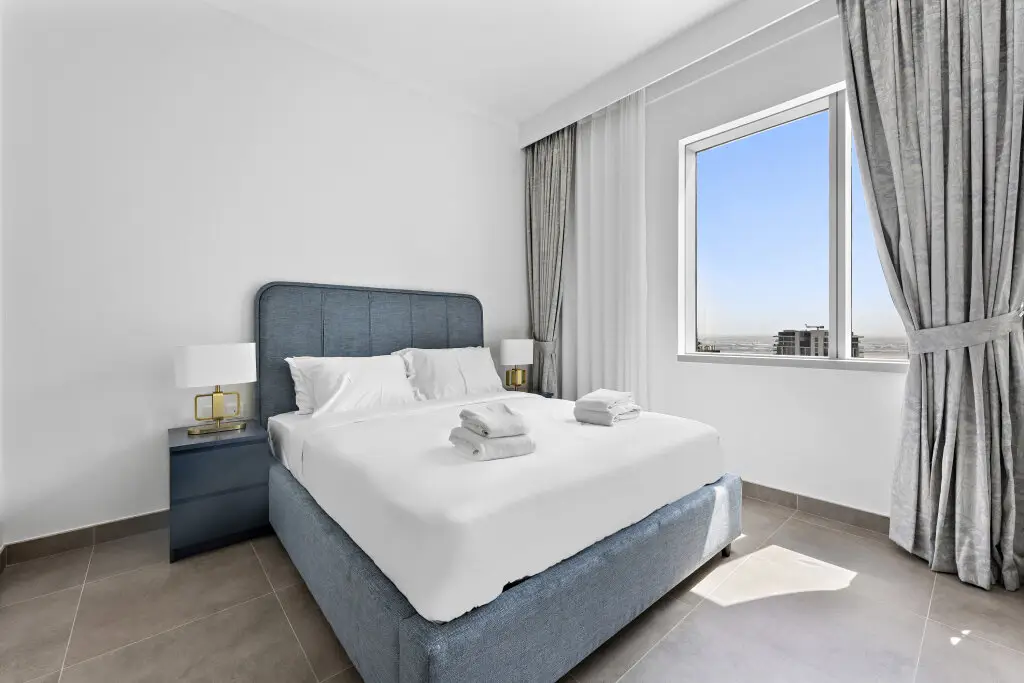 Дубай: Апартаменты WelHome - Stunning Apartment With Sea Views in Creek Harbour
