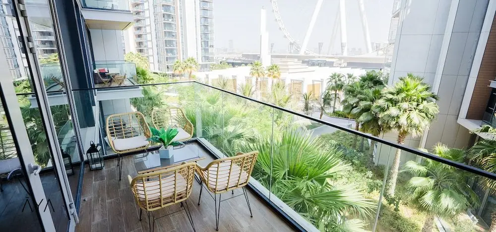 Дубай: Aya - Stunning 1BR Surrounding The Sea Views & Ain Dubai