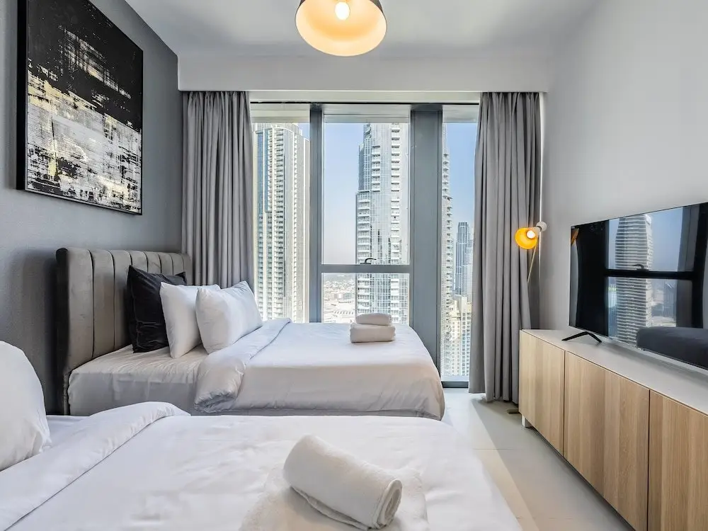 Дубай: Spacious Apt With Spectacular Burj Khalifa Views