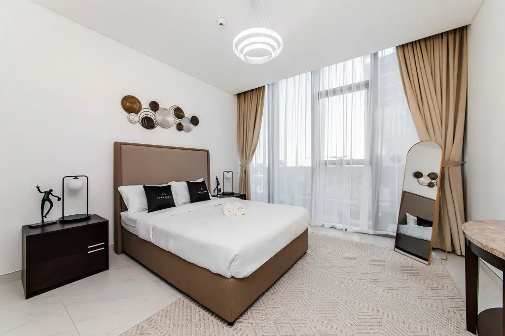 Дубай: Апартаменты Cozy 1BR for relax in Crystal Lagoon