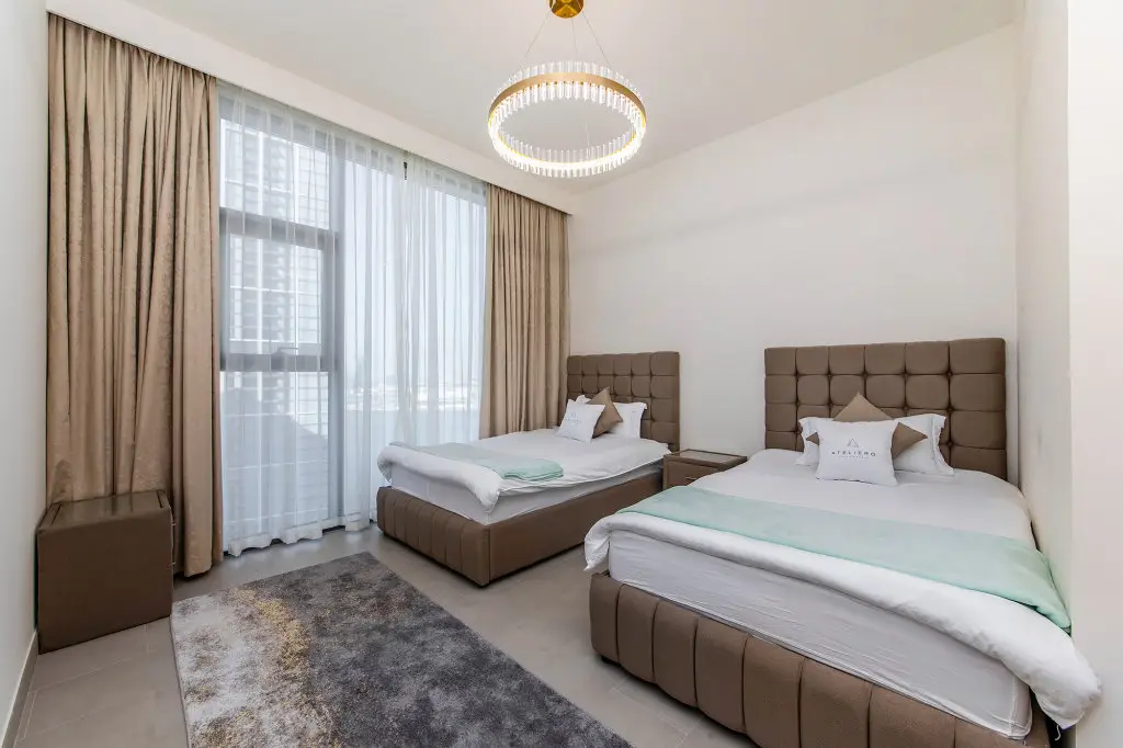 Дубай: Апартаменты Urban 2BR with Harbour views at Creek Rise Tower