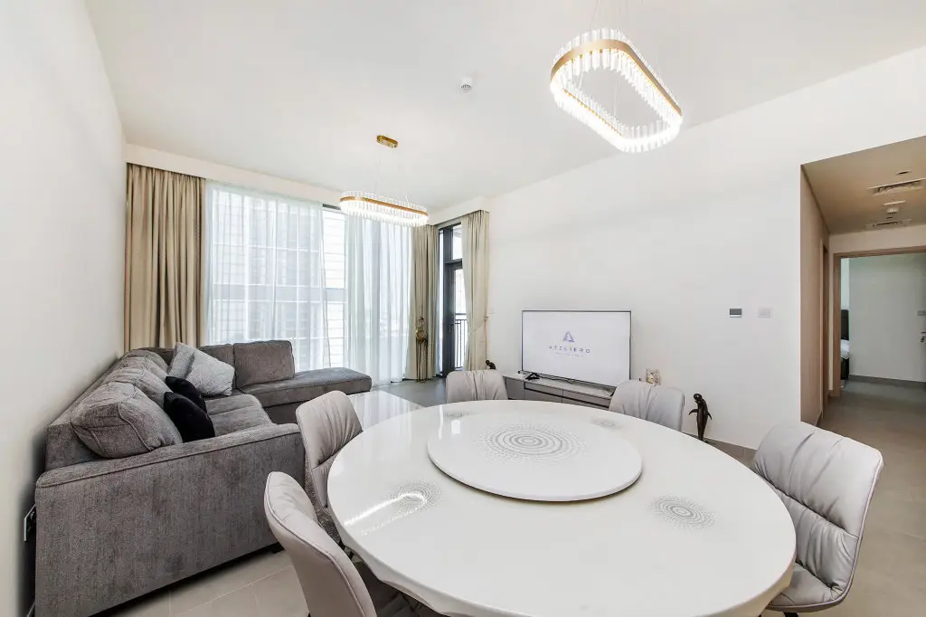 Дубай: Апартаменты Urban 2BR with Harbour views at Creek Rise Tower