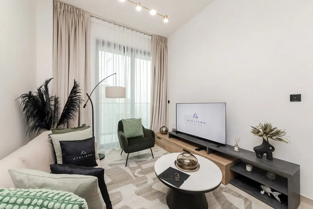 Дубай: Апартаменты Modern 1BR in Binghatti Nova