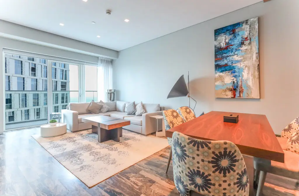 Дубай: Apartments Elite LUX Holiday Homes - Sky-High Luxury 1BR with Stunning Views in Marina, Dubai