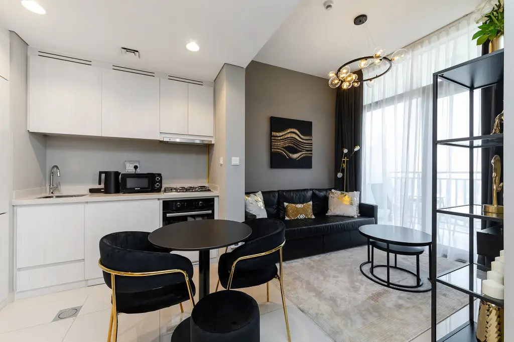 Дубай: Апартаменты Zada Tower 1BR with amazing Dubai Canal view