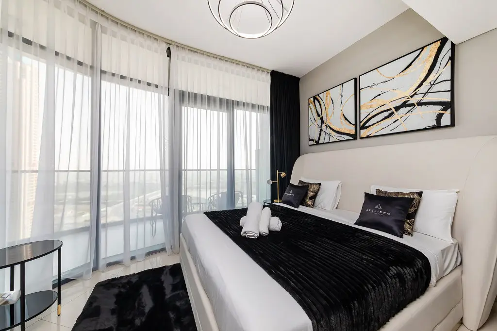 Дубай: Апартаменты Zada Tower 1BR with amazing Dubai Canal view